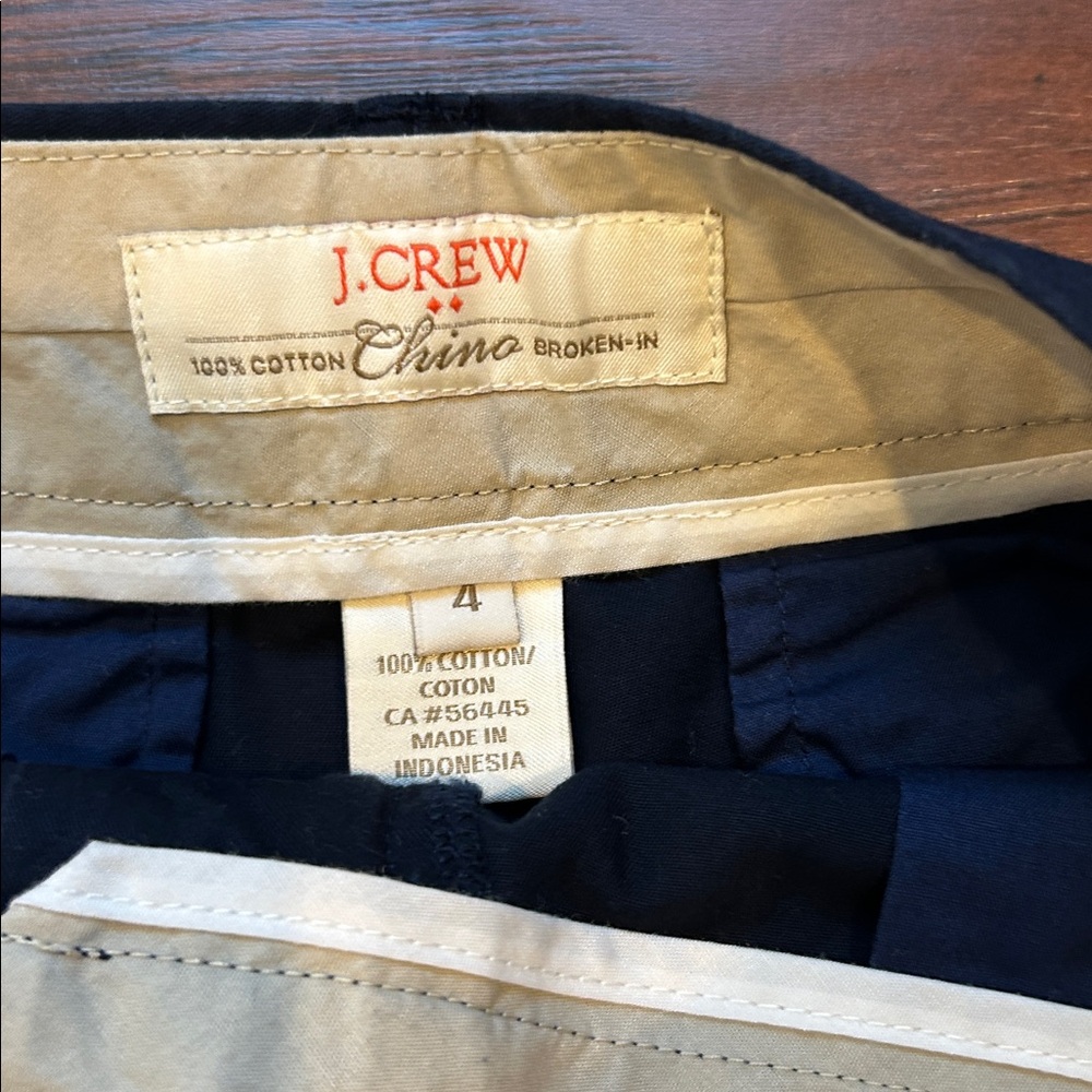 J. Crew Navy Blue Shorts - Picture 2 of 3